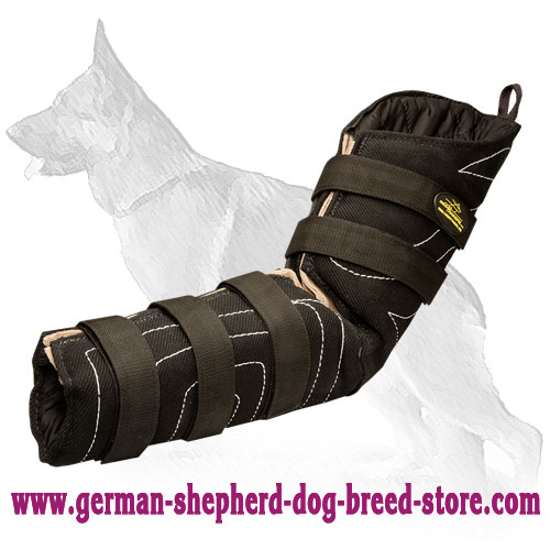 French Linen Hidden German Shepherd Bite Sleeve