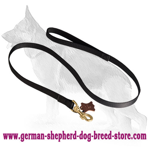 6FT Deluxe Nylon German Shepherd Lead with Swivel Snap