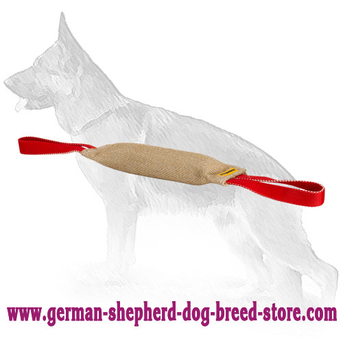 Hypoallergic Jute Bite Tug with 2 Heavy Duty Handles