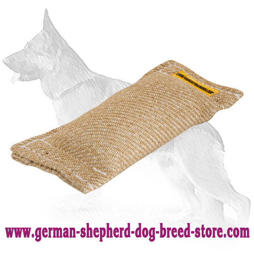 Wide Jute Bite Tug without Handles - Click Image to Close