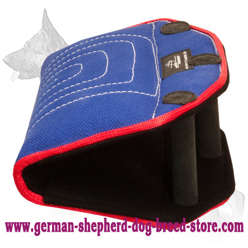 German Shepherd French Linen Bite Builder for Puppy Training