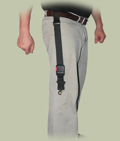 Nylon Dog Leash for Hands-free Walking - Click Image to Close