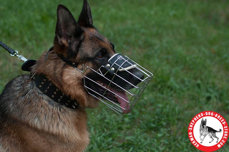 Wire Basket Dog Muzzle For German Shepherd New Style M9 [M91019
