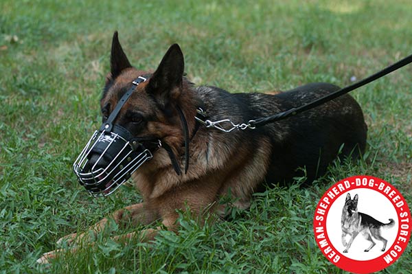 Extra Durable German Shepherd Wire Muzzle 